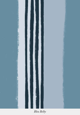 Cabana Stripe in Bleu Belby