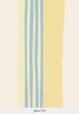 Cabana Stripe in Jaune Ciel