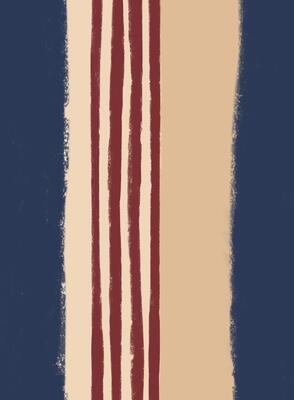 Cabana Stripe in Navy