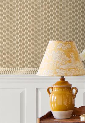 Nantucket Weave Border is inspired by the woven edge of a Nantucket basket