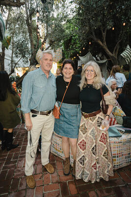 Orli Ben-Dor (center) and Alex Mason (right)