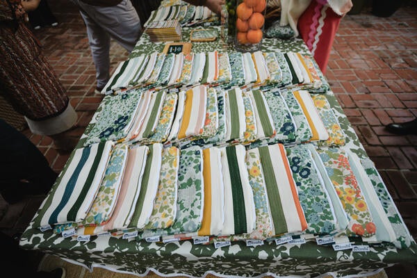 CW Stockwell x Sunbrella travel pouches