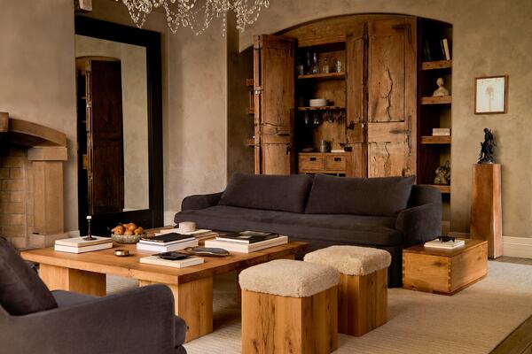 The Antwerp collection in Vintage Black brushed cotton