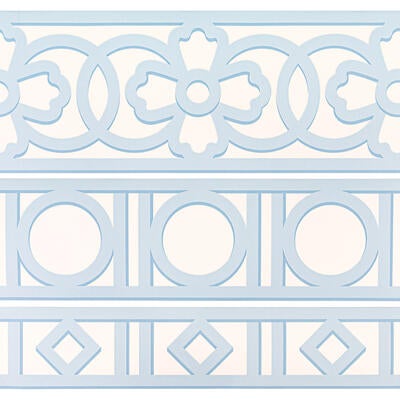 Trellina Borders in Sky on Blanc