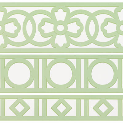 Trellina Borders in Meadow on Blanc