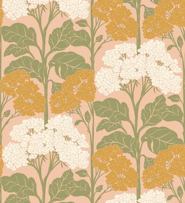 Cow Parsley wallpaper in Dusky (MKS087-DU-Roll)