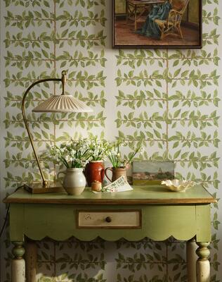Pergola wallpaper in Chartreuse (MKS089-CH-Roll)