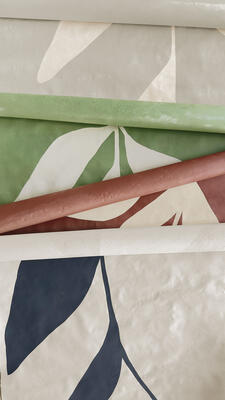 Porter Teleo spring 2026 hand-painted wallcoverings