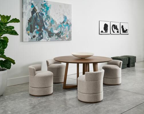 Ridley swivel dining stools