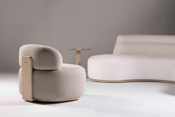 Lua collection Selene chair, sofa 200, end table 101