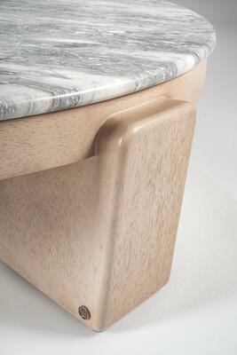 Lua cocktail table 101 detail with stone top