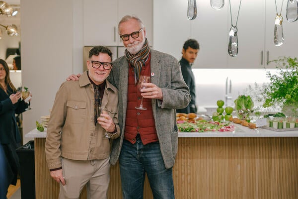 Michael Ventolo of Arteriors and Tim Button of Stedila Design