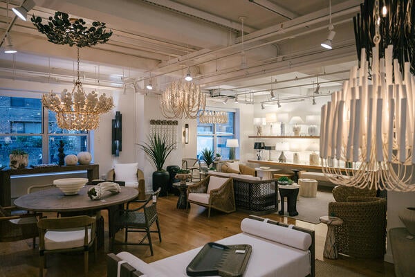 The new Arteriors showroom at NYDC