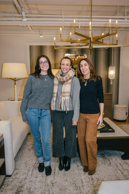 Jennifer Cohler Mason (right) and team