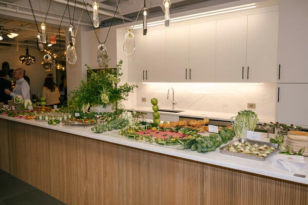 The catering was provided by Bad Taste