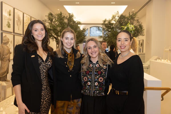 Claire Driskill, Charlotte Pollard, Erin Nuszer and Saroya Garcia-Ladiana