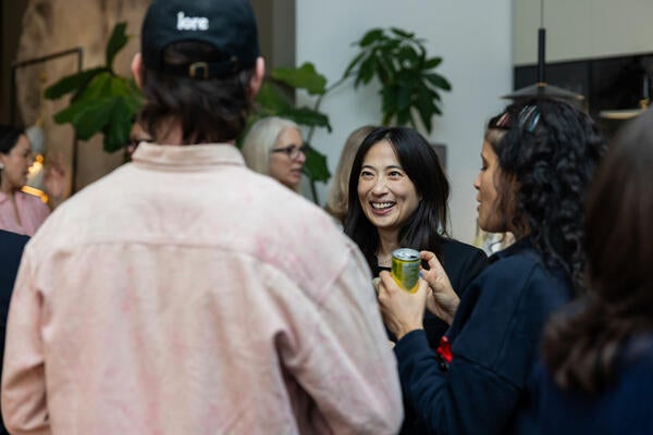 Jane Ivana Hong-Gaffney with Camron Booth and Sacha Langer 