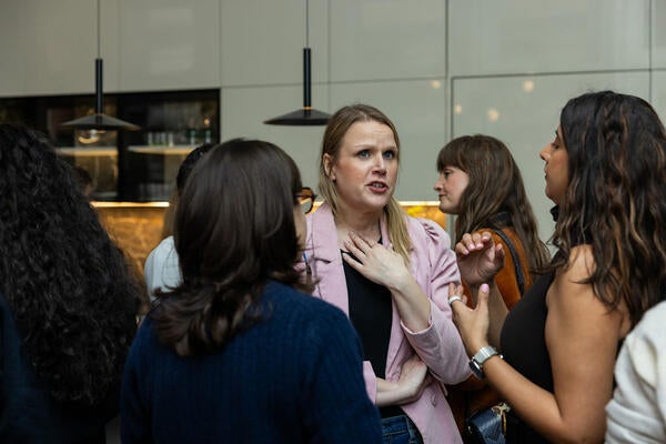 Caroline Biggs, Tina Ramchandani and guests 