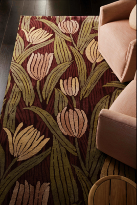 Whippersnapper chairs, Flora rug