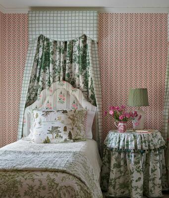 Jacqueline wallpaper in Pink (KSI004-PI)