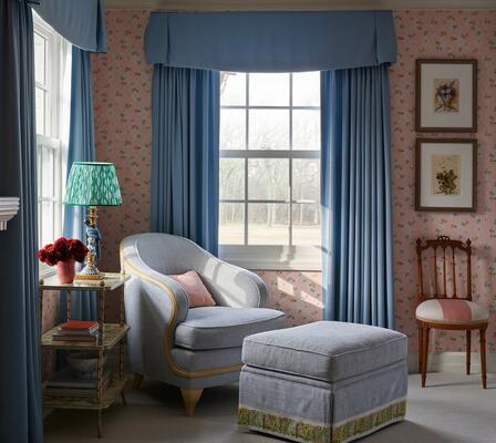 Dana wallpaper in Blush (KSI002-BH)