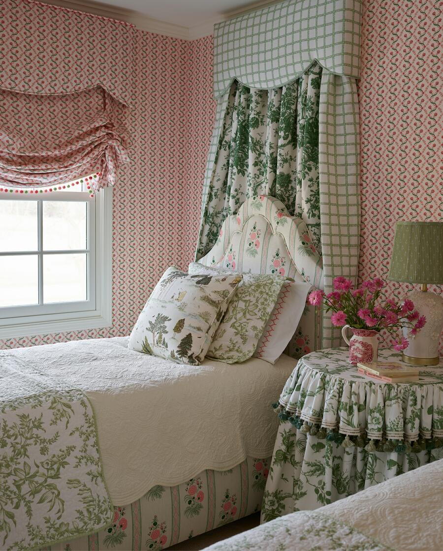 Kim Scodro: The Tailored Garden Wallpaper and Fabric Collection