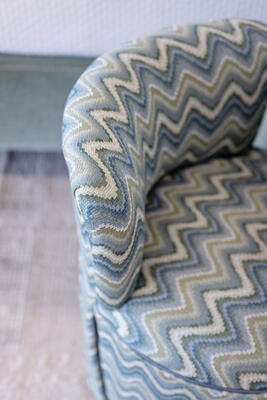 New colors in Coley Home’s signature Amalfi pattern 
