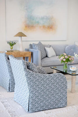 The Hastings chair is now available with a dressmaker skirt 