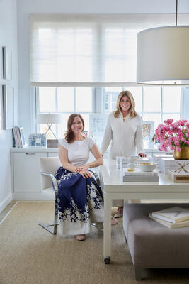 Suzanne Kasler and Art & Forge co-founder Cynthia Malhotra