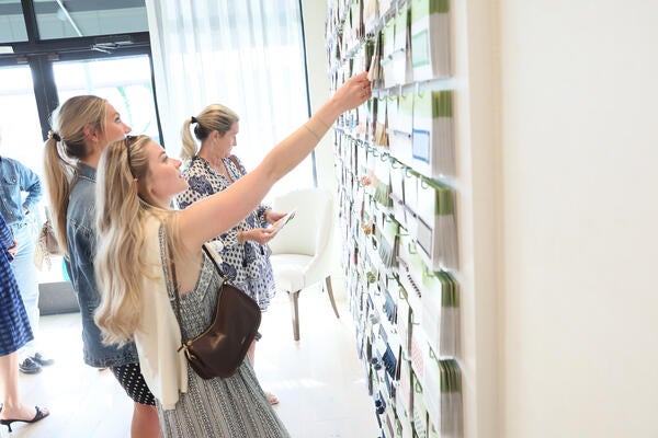 Designers were invited to explore Thibaut’s extensive brand portfolio