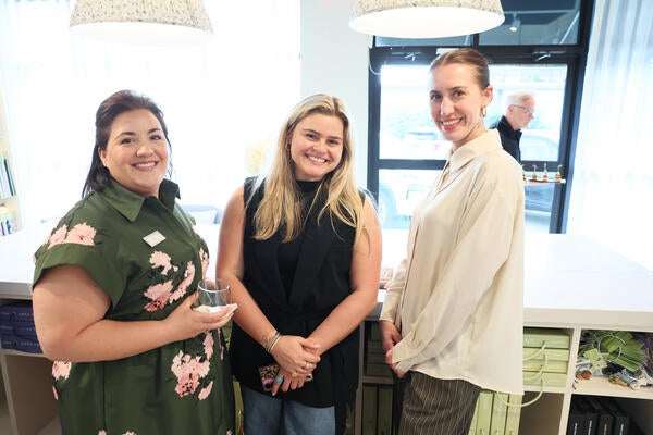 Jessica Williams of Thibaut and designers from Robin Rains Interior Design