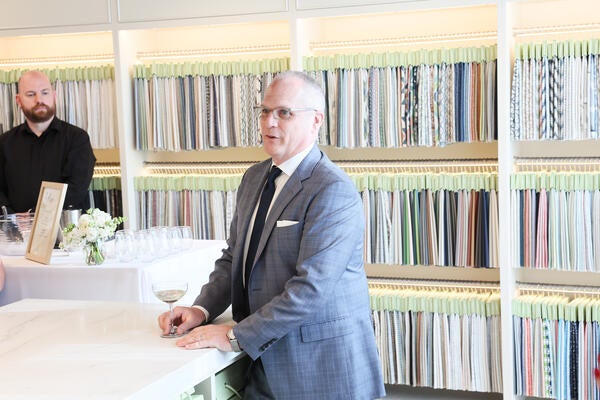 Rick Kilmer gives a toast