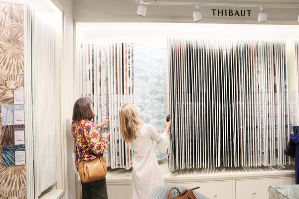 Designers were invited to explore Thibaut’s extensive brand portfolio