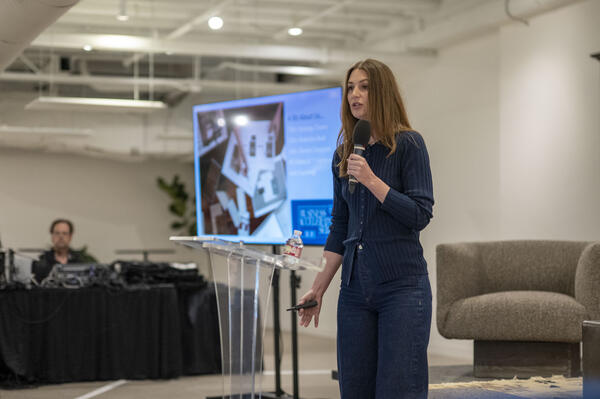 Renee Bush kicks off the event with “The First Impression”