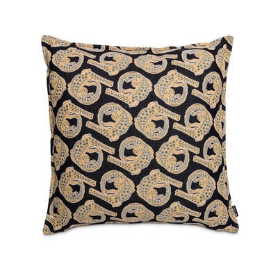 Croco jacquard pillow in Limelight