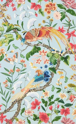 Botany Bay wallcovering in Sky Multi