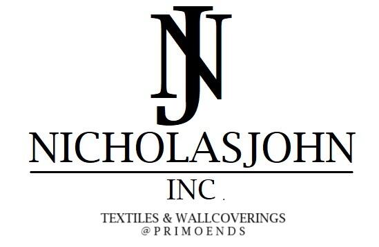 NicholasJohn Inc. wallcoverings and fabrics are sold exclusively at Primoends