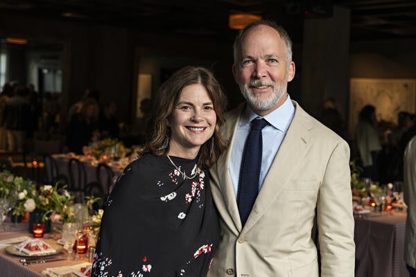 Barrie Benson with her husband, Matt Benson