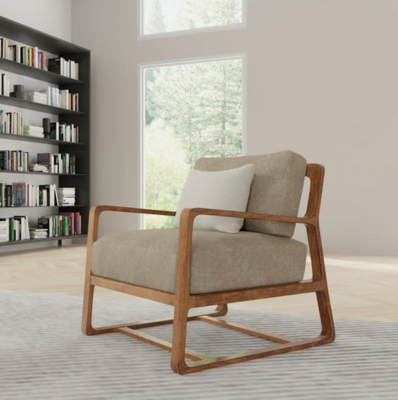 Savor solid fabric in Flax NJ25-3062 
