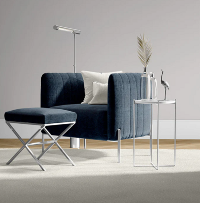 Rhythm solid fabric in Navy NJ25-3195