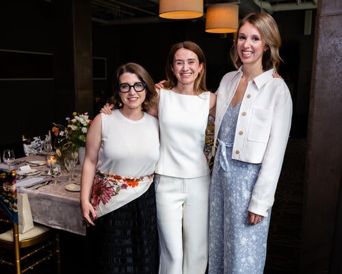 The Materio team: Mary Beth Chau, Sally Rizzoli and Jaime Brown