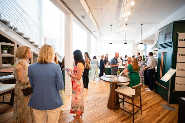 Guests network at Broad Hall 