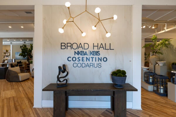 The entrance to Broad Hall