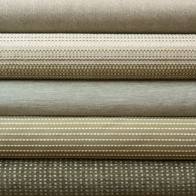 Leona, Sabine Stripe, Corbin Chenille, Austen Stripe, Jasper Chenille