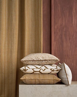 The Asante collection combines texture, pattern and craftsmanship, reflecting nature’s rhythm