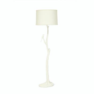 Sahara floor lamp in Chalk White