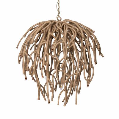 Ballito jute coral chandelier