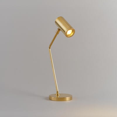 Langford desk lamp: clean lines and an adjustable joint that angles light effortlessly