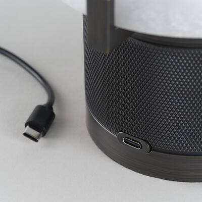 Chelsea collection: Cast brass and precise construction cleverly conceal rechargeable technology