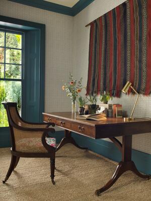 Langford desk lamp: Angle the head to cast soft pools of light over workspaces or bedsides